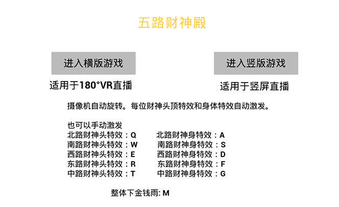 VR全景模式五路财神无人直播玩法，抖音目前最火玩法独家制作【吸金又吸睛】插图零零网创资源网