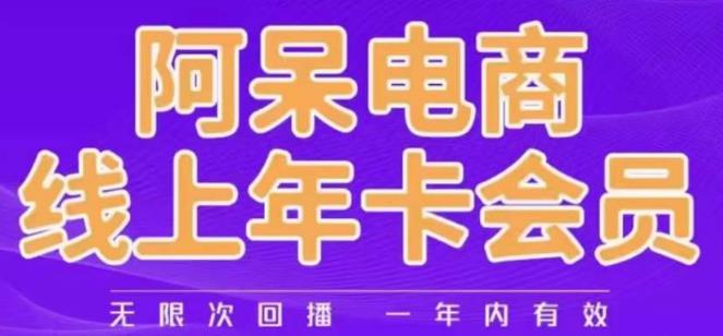 阿呆电商线上年会员，阿呆电商干货分享（更新中）插图零零网创资源网