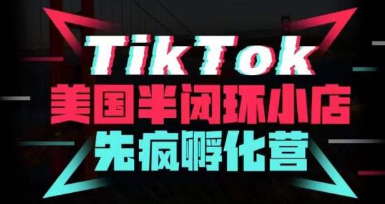 疯人院·TikTok美国半闭环小店孵化营，抢占TikTok美国蓝海市场，开店、运营、带货、投流全实操插图零零网创资源网