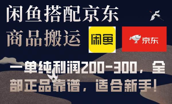 （7892期）闲鱼搭配京东备份库搬运，一单纯利润200-300，全部正品靠谱，适合新手！插图零零网创资源网