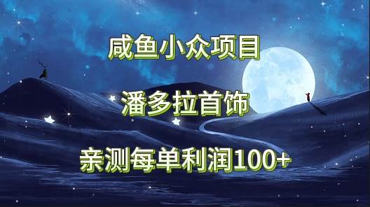 咸鱼小众项目，潘多拉首饰，亲测每单利润100+插图零零网创资源网