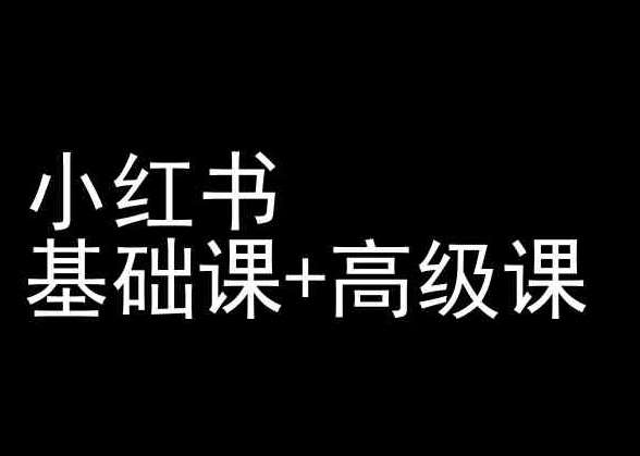 小红书基础课+高级课-小红书运营教程插图零零网创资源网