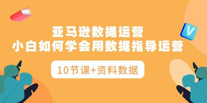 （10158期）亚马逊数据运营，小白如何学会用数据指导运营（10节课+资料数据）插图零零网创资源网