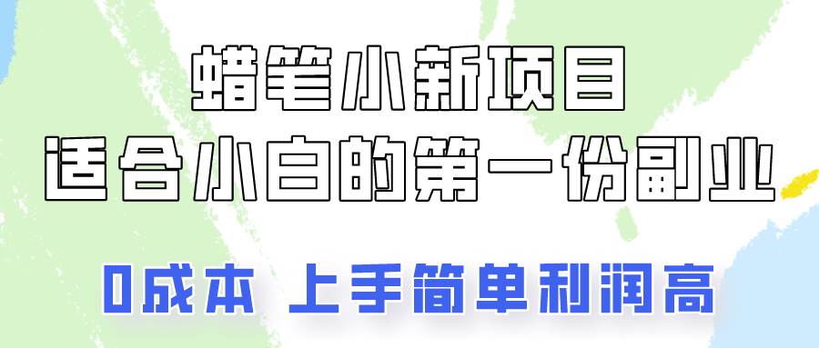 蜡笔小新项目拆解，0投入，0成本，小白一个月也能多赚3000+插图零零网创资源网