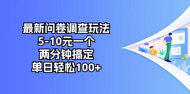 （10606期）最新问卷调查玩法，5-10元一个，两分钟搞定，单日轻松100+插图零零网创资源网