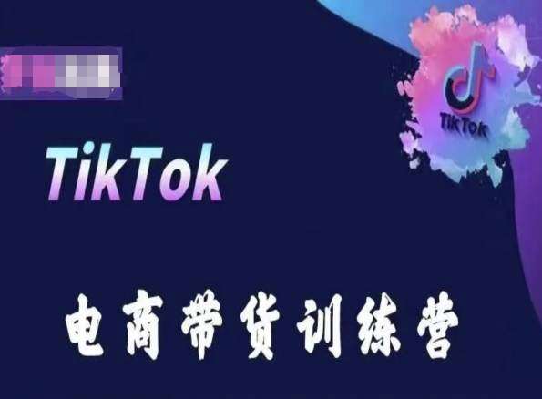 TikTok电商带货训练营，跟随时代潮流，跨境掘金插图零零网创资源网