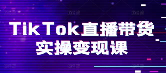 TikTok直播带货实操变现课：系统起号、科学复盘、变现链路、直播配置、小店操作流程、团队搭建等。插图零零网创资源网