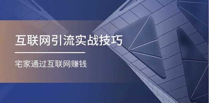 （11108期）互联网引流实操技巧(适合微商，吸引宝妈)，宅家通过互联网赚钱（17节）插图零零网创资源网