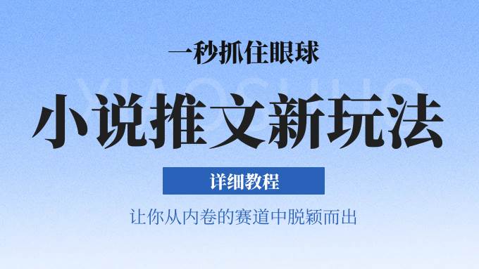 小说推文全新玩法，5分钟一条原创视频，结合中视频bilibili赚多份收益 轻松月入1W+插图零零网创资源网