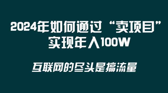 2024年如何通过“卖项目”实现年入100W插图零零网创资源网