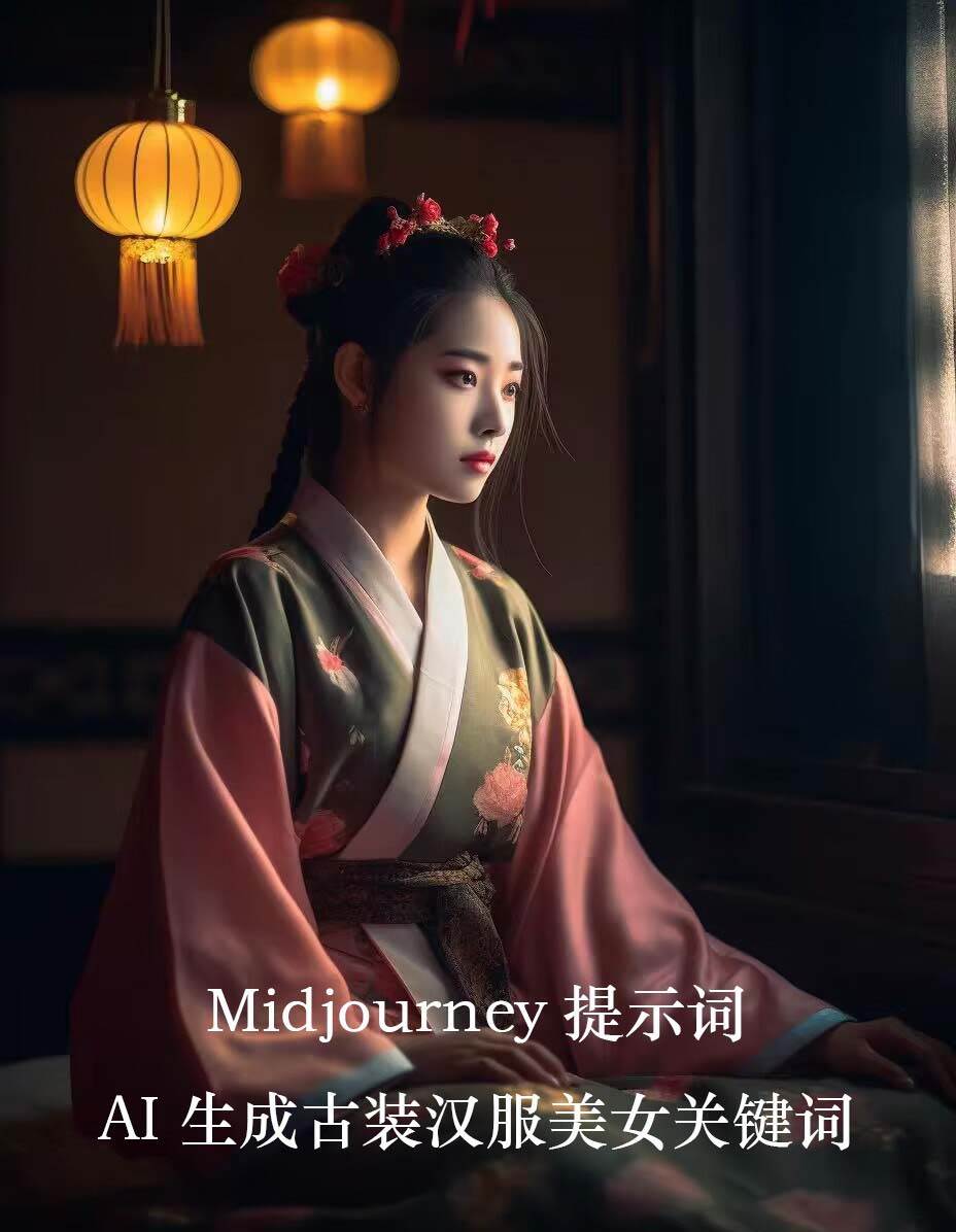 Midjourney关键词-AI生成中国风古装汉服美女人像提示关键词插图零零网创资源网