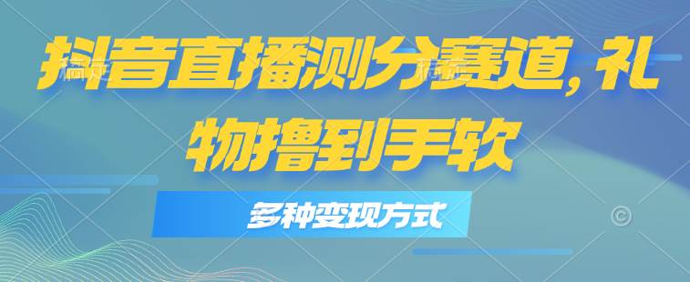 （11380期）抖音直播测分赛道，多种变现方式，轻松日入1000+插图零零网创资源网