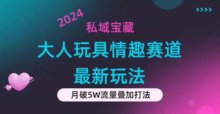 （11541期）私域宝藏：大人玩具情趣赛道合规新玩法，零投入，私域超高流量成单率高插图零零网创资源网