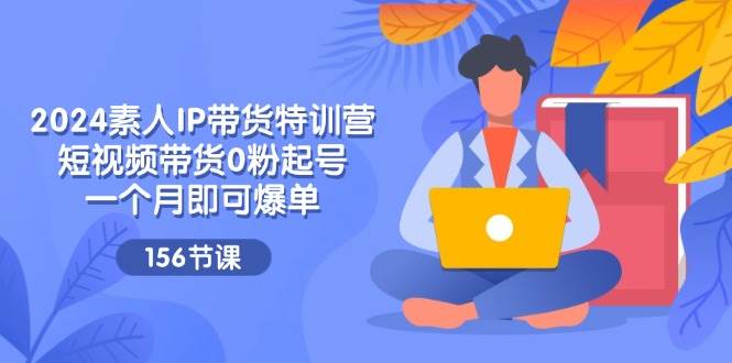 （11670期）2024素人IP带货特训营，短视频带货0粉起号，一个月即可爆单（156节）插图零零网创资源网-最新赚钱项目
