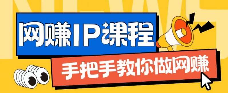 ip合伙人打造1.0，从0到1教你做网创，实现月入过万【揭秘】插图零零网创资源网