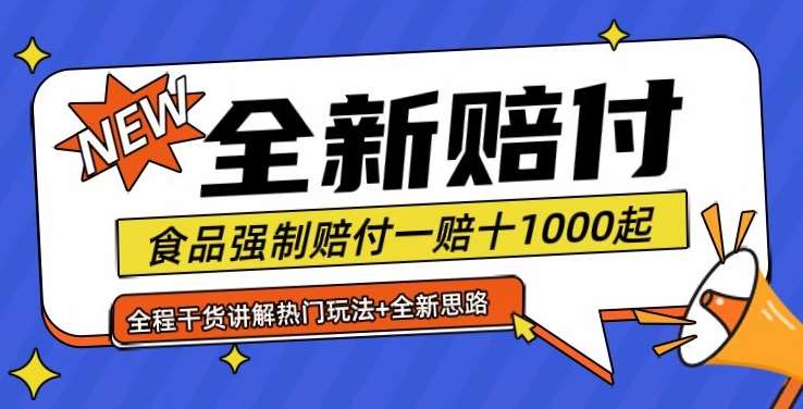 全新赔付思路糖果食品退一赔十一单1000起全程干货【仅揭秘】插图零零网创资源网