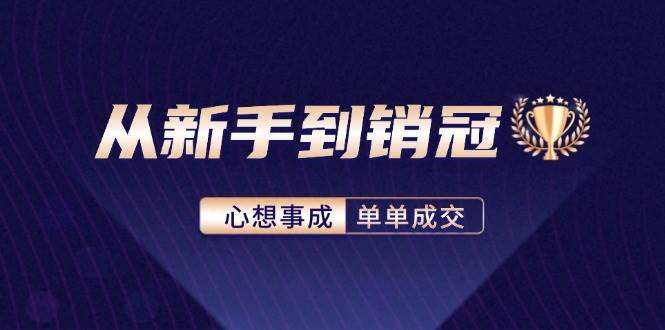 （12383期）从新手到销冠：精通客户心理学，揭秘销冠背后的成交秘籍插图零零网创资源网