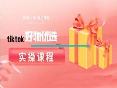 tiktok好物优选实操课程，好物分享操作技巧插图零零网创资源网