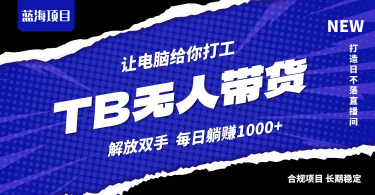 （12742期）淘宝无人直播最新玩法，不违规不封号，轻松月入3W+插图零零网创资源网