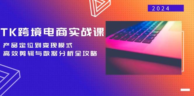 （12783期）TK跨境电商实战课：产品定位到变现模式，高效剪辑与数据分析全攻略插图零零网创资源网