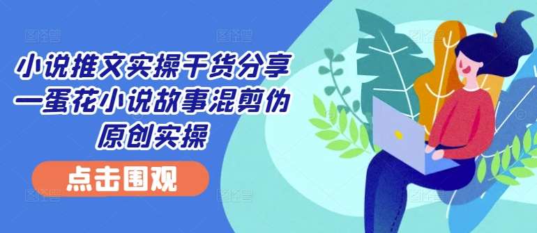 小说推文实操干货分享—蛋花小说故事混剪伪原创实操插图零零网创资源网