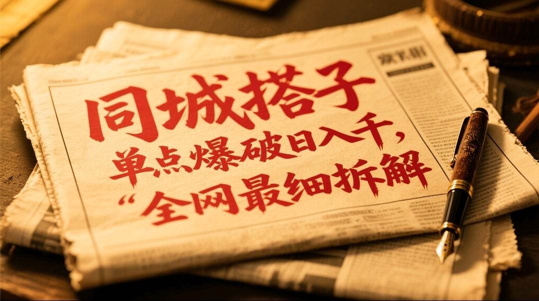 同城搭子群19.9单点爆破日入千，搭子组局月入万，全网最细拆解插图零零网创资源网-最新赚钱项目