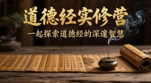 道德经实修营，一起探索道德经的深邃智慧插图零零网创资源网-最新赚钱项目