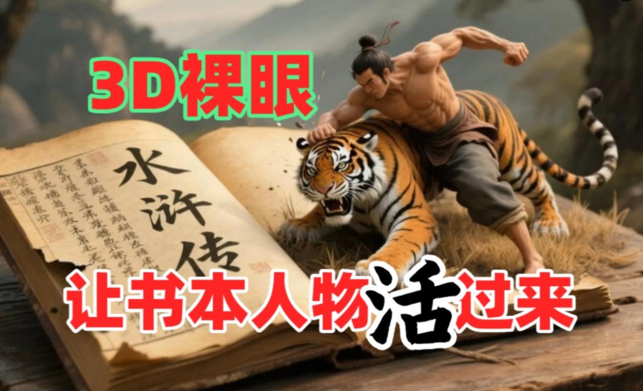 书本人物裸眼3D视频，一条视频收益过千，保姆级教程插图零零网创资源网-最新赚钱项目