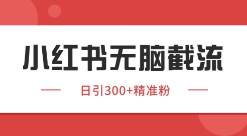 小红书截流同行客源，独家野路子获客玩法 日引200+暴力获客【揭秘】插图零零网创资源网-最新赚钱项目