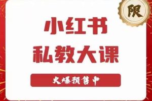 小红书私教大课第6期，小红书90天涨粉18w，变现10w+，半年矩阵号粉丝破百万