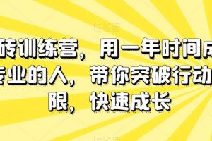 板砖训练营，用一年时间成为专业的人，带你突破行动局限，快速成长