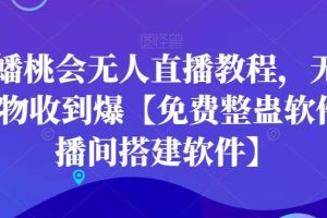 天庭蟠桃会无人直播教程，无人值守礼物收到爆【免费整蛊软件+直播间搭建软件】