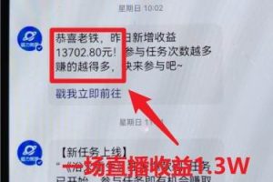 （9391期）穷人翻身项目 ，月收益15万+，不用露脸只说话直播找茬类小游戏，非常稳定