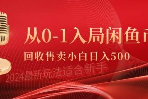 （9641期）从0-1入局闲鱼币回收售卖，当天收入500+