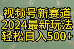 （10098期）2024玩转视频号分成计划，一键生成原创视频，收益翻倍的秘诀，日入500+