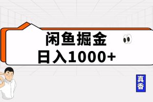 （10227期）闲鱼暴力掘金项目，轻松日入1000+