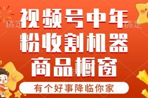 （10874期）【有个好事降临你家】-视频号最火赛道，商品橱窗，分成计划 条条爆