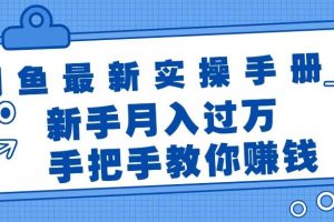 （11818期）闲鱼最新实操手册，手把手教你赚钱，新手月入过万轻轻松松