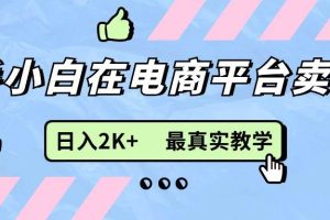 （11610期）新手小白在电商平台卖键盘，日入2K+最真实教学