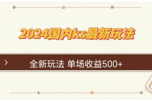 （12779期）国内ks最新玩法 单场收益500+