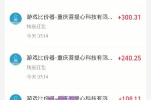 （14971期）游戏全自动无脑打金，一天收益1000+，稳定的搬砖项目